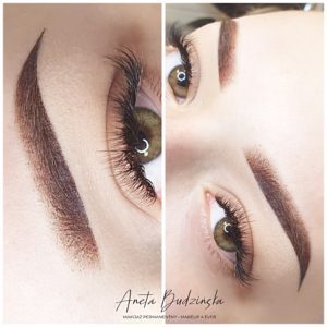 Aneta Budzinska makijaz permanentny brwi