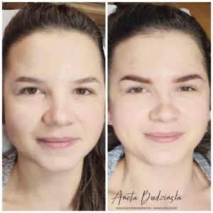 Aneta Budzinska makijaz permanentny brwi