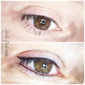 Aneta Budzinska makijaz permanentny kreski oka