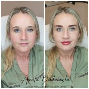 Aneta Budzinska makijaz permanentny brwi