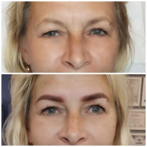 Aneta Budzinska makijaz permanentny brwi