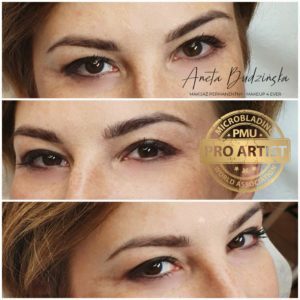 Aneta Budzinska makijaz permanentny brwi