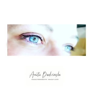 Aneta Budzinska makijaz permanentny kreski oka