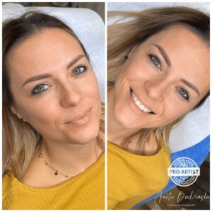 Aneta Budzinska makijaz permanentny brwi