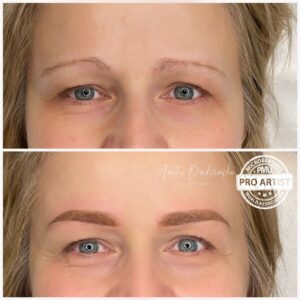 Aneta Budzinska makijaz permanentny brwi